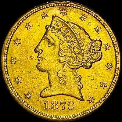 1879-S Gold $5 Half Eagle UNCIRCULATED