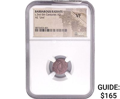Barbarous Radiate c.3rd-5th Centuries AD AE 'Unit' NGC VF