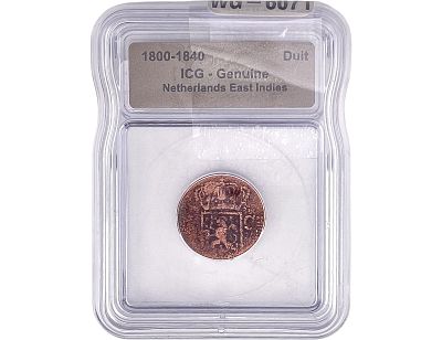 1800-1840 Netherlands East Indies ICG Genuine