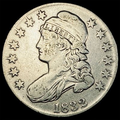 1832 Capped Bust Half Dollar LIGHTLY CIRCULATED. 1832 Capped Bust Half Dollar LIGHTLY CIRCULATED