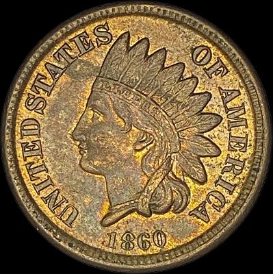 1860 Indian Head Cent UNCIRCULATED