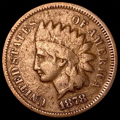 1878 Indian Head Cent LIGHTLY CIRCULATED