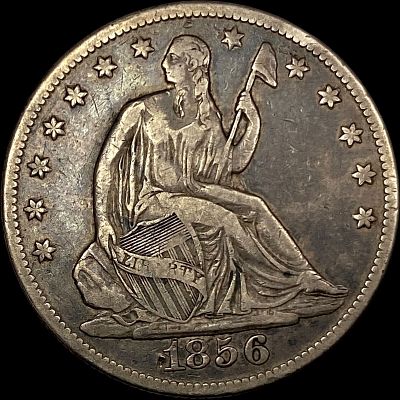 1856-O Silver Half Dollar NEARLY UNCIRCULATED
