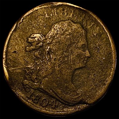 1804 Draped Bust Half Cent HIGH GRADE