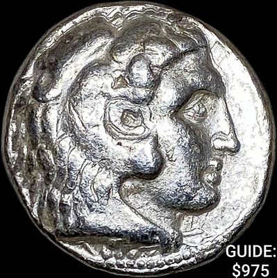 Macedonian Alex. III 336-323 Silver Tetradrachm CLOSELY UNCIRCULATED