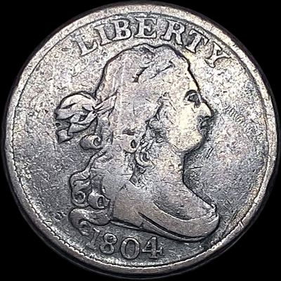 1804 Draped Bust Half Cent LIGHTLY CIRCULATED
