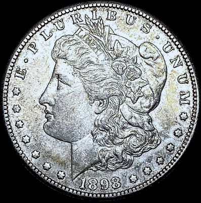 1898-S Silver Morgan Dollar CHOICE AU