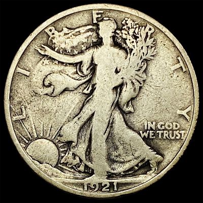 1921 Walking Liberty Half Dollar LIGHTLY CIRCULATED. 1921 Walking Liberty Half Dollar LIGHTLY 