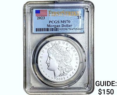 2023 Morgan Silver Dollar PCGS MS70