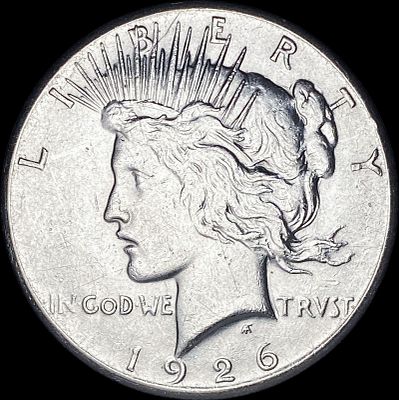 1926 Peace Silver Dollar CHOICE AU