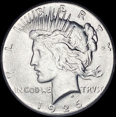 1926 Peace Silver Dollar CHOICE AU