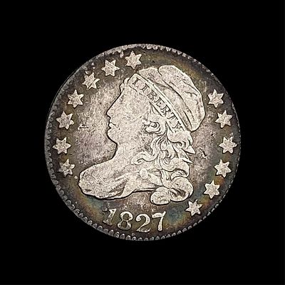 1827 Capped Bust Dime LIGHTLY CIRCULATED