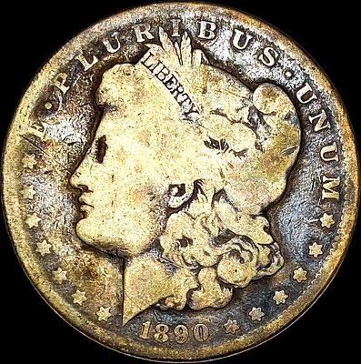 1890-CC Silver Morgan Dollar NICELY CIRCULATED