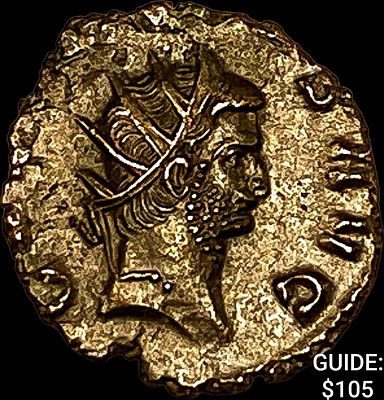 Roman Gallienus 253-268 AD BI Dbl Denarius CHOICE AU
