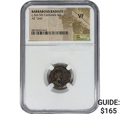 Barbarous Radiate c.3rd-5th Centuries AD AE'Unit' NGC VF