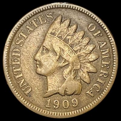 1909-S Indian Head Cent LIGHTLY CIRCULATED