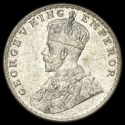 1919 India Silver 1 Rupee UNCIRCULATED