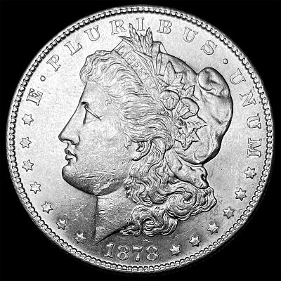 1878-S Silver Morgan Dollar CHOICE BU