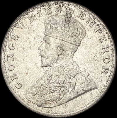 1919 British-India SIlver Rupee UNCIRCULATED