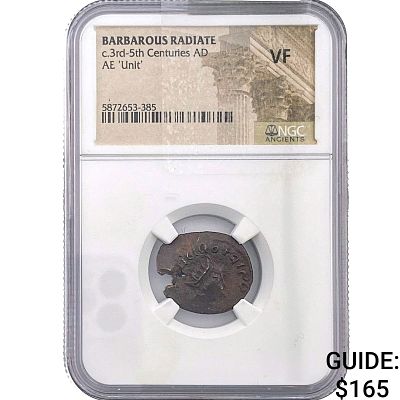 Barbarous Radiate c.3rd-5th Centuries AD AE'Unit' NGC VF