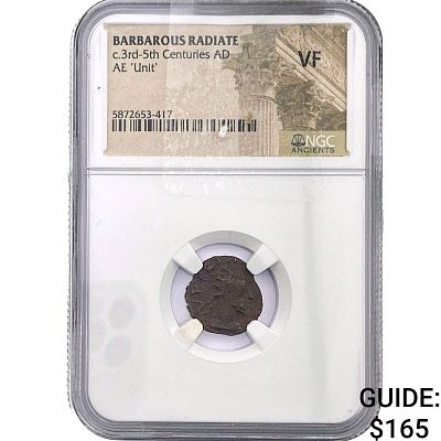 Barbarous Radiate c.3rd-5th Centuries AD AE'Unit' NGC VF