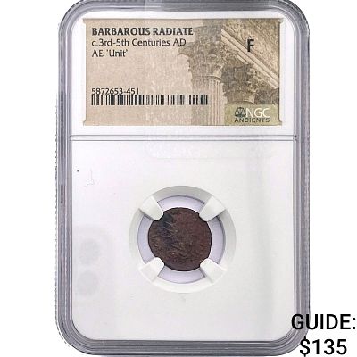Barbarous Radiate c.3rd-5th Centuries AD AE'Unit' NGC F