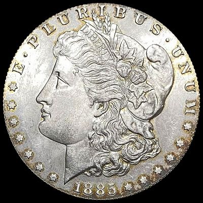 1885 Silver Morgan Dollar GEM BU