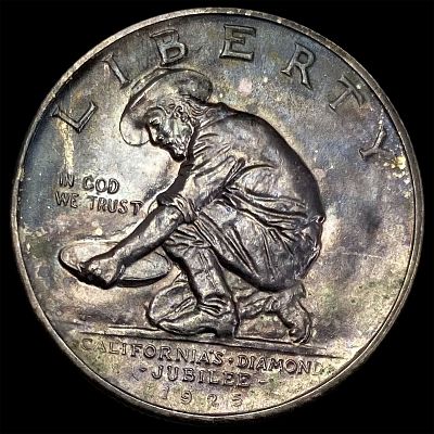 1925 Silver California Jubilee Half Dollar UNCIRCULATED. 1925 Silver California Jubilee Half 