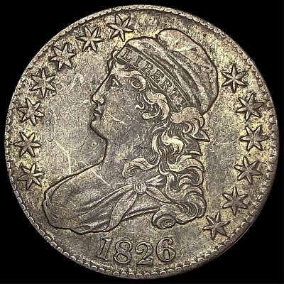1826 Capped Bust Half Dollar NEARLY UNCIRCULATED. 1826 Capped Bust Half Dollar NEARLY UNCIRCULATED
