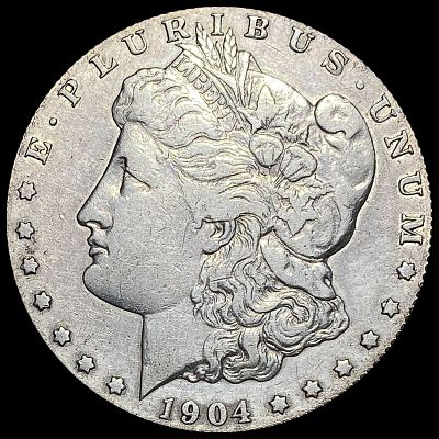 1904-S Silver Morgan Dollar LIGHTLY CIRCULATED. 1904-S Silver Morgan Dollar LIGHTLY CIRCULATED