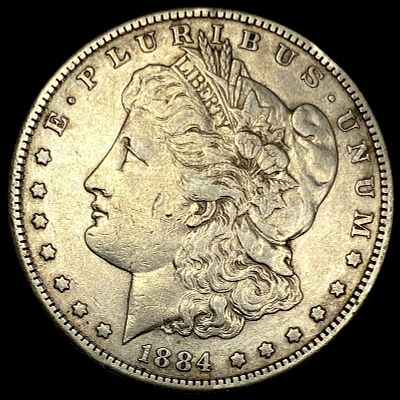 1884-S Silver Morgan Dollar CLOSELY UNCIRCULATED. 1884-S Silver Morgan Dollar CLOSELY UNCIRCULATED