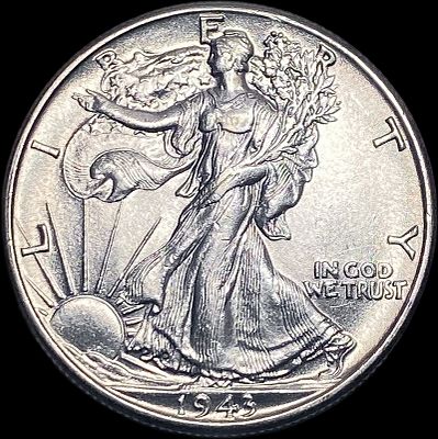 1943 Walking Liberty Half Dollar UNCIRCULATED