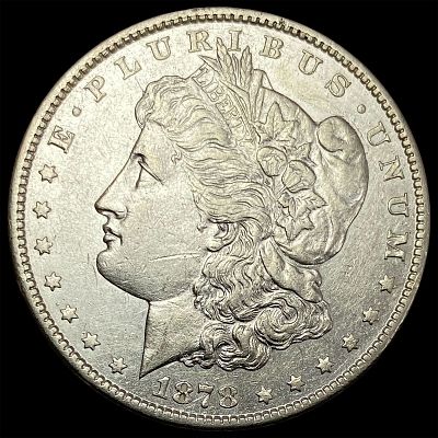 1878-CC Silver Morgan Dollar CLOSELY UNCIRCULATED. 1878-CC Silver Morgan Dollar CLOSELY UNCIRCULATED
