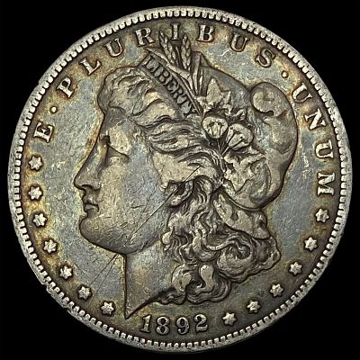 1892-S Silver Morgan Dollar LIGHTLY CIRCULATED. 1892-S Silver Morgan Dollar LIGHTLY CIRCULATED