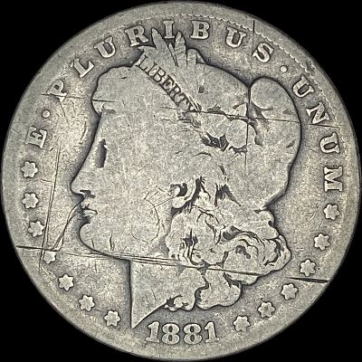 1881-CC Silver Morgan Dollar NICELY CIRCULATED. 1881-CC Silver Morgan Dollar NICELY CIRCULATED