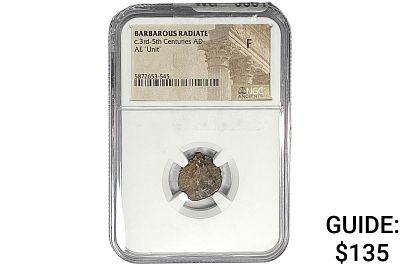 Barbarous Radiate c.3rd-5th Centuries AD AE 'Unit' NGC F