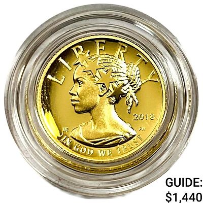2018 U.S.Mint American Lib. 1/10oz Gold $10 Proof