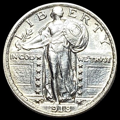 1918-S Standing Liberty Silver Quarter UNC