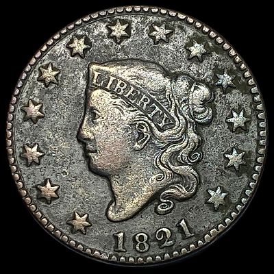 1821 Coronet Head Large Cent HIGH GRADE