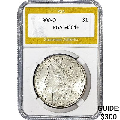 1900-O Morgan Silver Dollar PGA MS64+