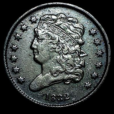 1832 Classic Head Half Cent ABOUT UNCIRCULATED. 1832 Classic Head Half Cent ABOUT UNCIRCULATED