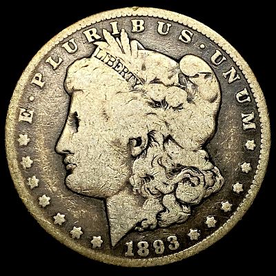 1893-CC Silver Morgan Dollar NICELY CIRCULATED. 1893-CC Silver Morgan Dollar NICELY CIRCULATED
