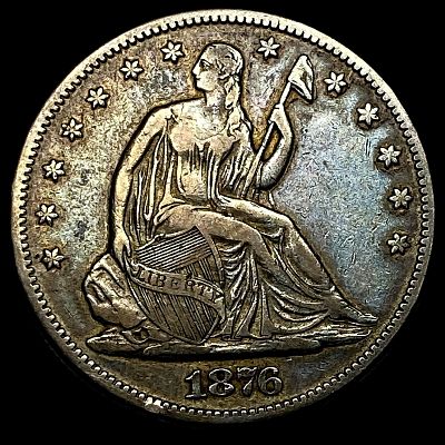 1876-S Seated Liberty Half Dollar NEARLY UNCIRCULATED. 1876-S Seated Liberty Half Dollar NEARLY 