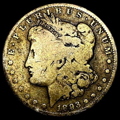 1893-CC Silver Morgan Dollar NICELY CIRCULATED. 1893-CC Silver Morgan Dollar NICELY CIRCULATED