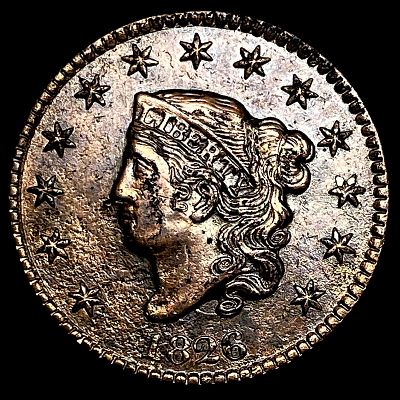 1826 Coronet Head Large Cent HIGH GRADE