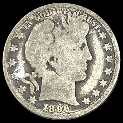 1896-O Silver Barber Half Dollar NICELY CIRCULATED. 1896-O Silver Barber Half Dollar NICELY 