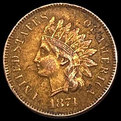 1874 Indian Head Cent CLOSELY UNCIRCULATED