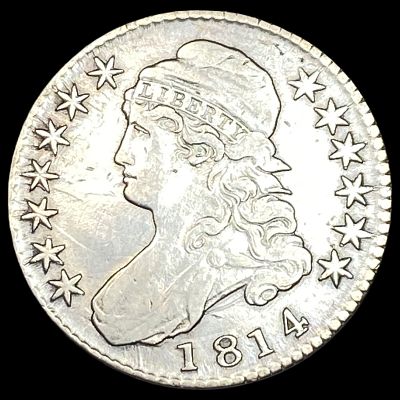 1814 Capped Bust Half Dollar LIGHTLY CIRCULATED. 1814 Capped Bust Half Dollar LIGHTLY CIRCULATED
