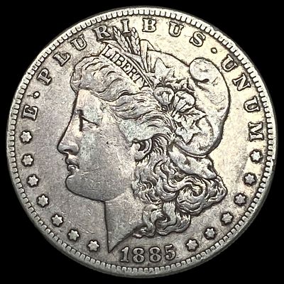 1885-S Silver Morgan Dollar NEARLY UNCIRCULATED. 1885-S Silver Morgan Dollar NEARLY UNCIRCULATED