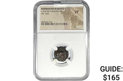 Barbarous Radiate c.3rd-5th Centuries AD AE 'Unit' NGC VF